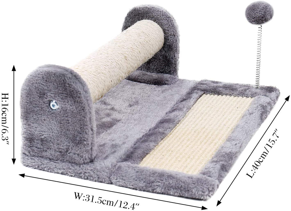 Cat Tree Palace - Cat Scratching Posts USA Cat Scratching Post Specialists | Cat Scratcher Trees & Poles 6.3" Cat Scratching Post / Tree / Pole - Grey Buy 6.3" Cat Scratching Post / Tree / Pole - Grey │ Cat Tree Palace