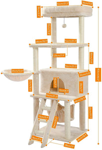 Cat Tree Palace - Cat Scratching Posts USA Cat Scratching Post Specialists | Cat Scratcher Trees & Poles 60" Cat Scratching Post / Tree / Pole - Beige Buy 60" Cat Scratching Post / Tree / Pole - Beige │ Cat Tree Palace