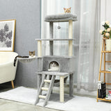 Cat Tree Palace - Cat Scratching Posts USA Cat Scratching Post Specialists | Cat Scratcher Trees & Poles 60" Cat Scratching Post / Tree / Pole - Grey Buy 60" Cat Scratching Post / Tree / Pole - Grey │ Cat Tree Palace