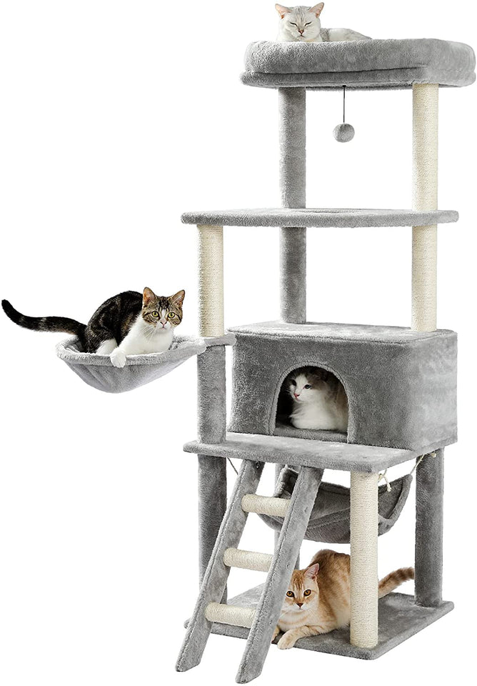 Cat Tree Palace - Cat Scratching Posts USA Cat Scratching Post Specialists | Cat Scratcher Trees & Poles 60" Cat Scratching Post / Tree / Pole - Grey Buy 60" Cat Scratching Post / Tree / Pole - Grey │ Cat Tree Palace