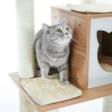 Cat Tree Palace - Cat Scratching Posts USA Cat Scratching Post Specialists | Cat Scratcher Trees & Poles 65.6" Multi Level Cat Scratching Post / Tree / Pole - Wood Buy 65.6" Multi Level Cat Scratching Post / Tree / Pole - Wood │Cat Tree Palace