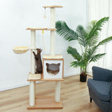 Cat Tree Palace - Cat Scratching Posts USA Cat Scratching Post Specialists | Cat Scratcher Trees & Poles 65.6" Multi Level Cat Scratching Post / Tree / Pole - Wood Buy 65.6" Multi Level Cat Scratching Post / Tree / Pole - Wood │Cat Tree Palace