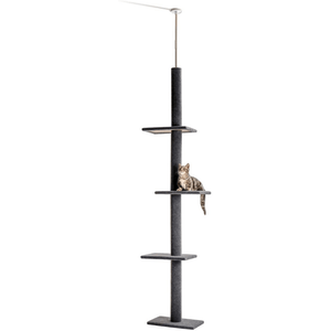 Cat Tree Palace - Cat Scratching Posts USA Cat Scratching Post Specialists | Cat Scratcher Trees & Poles 89.8" Floor To Ceiling Cat Scratching Post / Tree / Pole - Grey Buy 89.8" Floor To Ceiling Cat Scratching Post - Grey │Cat Tree Palace
