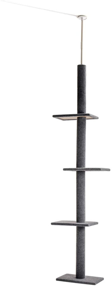 Cat Tree Palace - Cat Scratching Posts USA Cat Scratching Post Specialists | Cat Scratcher Trees & Poles 89.8" Floor To Ceiling Cat Scratching Post / Tree / Pole - Grey Buy 89.8" Floor To Ceiling Cat Scratching Post - Grey │Cat Tree Palace