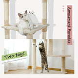Cat Tree Palace - Cat Scratching Posts USA Cat Scratching Post Specialists | Cat Scratcher Trees & Poles 92.9"-101.6" Cat Scratching Post / Tree / Pole - Beige Buy 92.9"-101.6" Cat Scratching Post / Tree / Pole - Beige │Cat Tree Palace