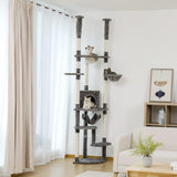 Cat Tree Palace - Cat Scratching Posts USA Cat Scratching Post Specialists | Cat Scratcher Trees & Poles 92.9"-101.6" Cat Scratching Post / Tree / Pole - Grey Buy 92.9"-101.6" Cat Scratching Post / Tree / Pole - Grey │Cat Tree Palace