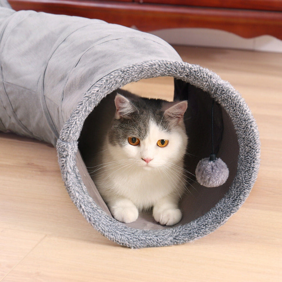 Cat Tree Palace - Cat Scratching Posts USA Cat Scratching Post Specialists | Cat Scratcher Trees & Poles Collapsible Cat Tunnel